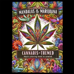 Adult Coloring Book For Stress Relief - “Mandalas & Marijuana” 💨💨